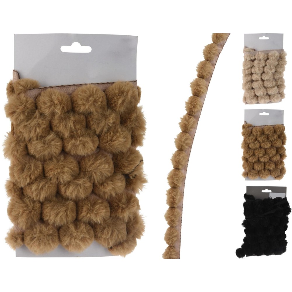 GHIRLANDA PON PON 3ASS 200X3CM